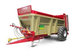 HVS multi-purpose and lowered muck spreaders from 8 to 16 m³